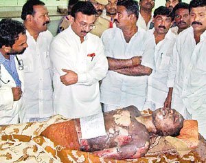 Central minister condolences to Chandra Sekhar