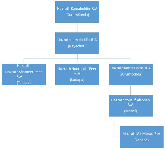 Family Tree of Qutbe Kadapa